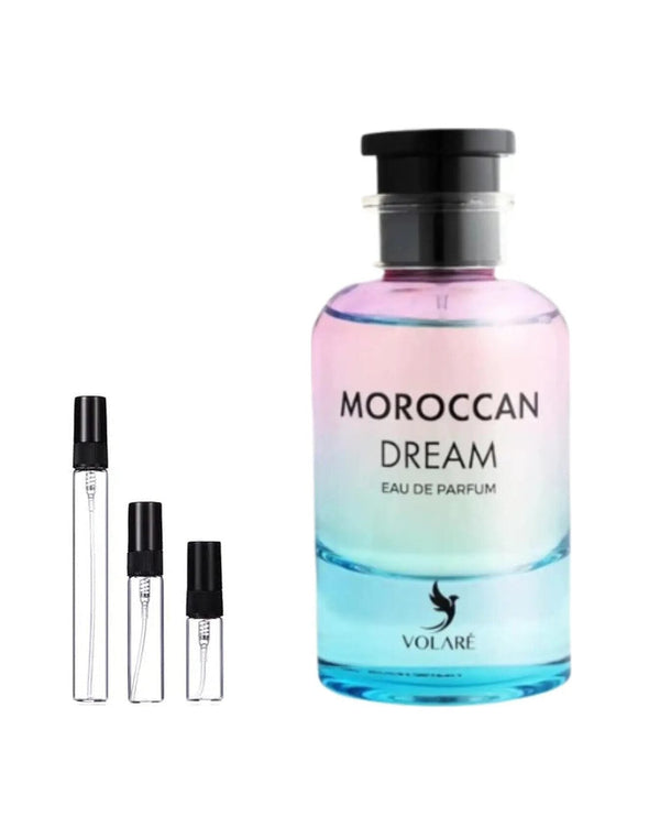 Volare Moroccan Dream sample – decant in glazen sprayflesje (2, 5 of 10 ml)