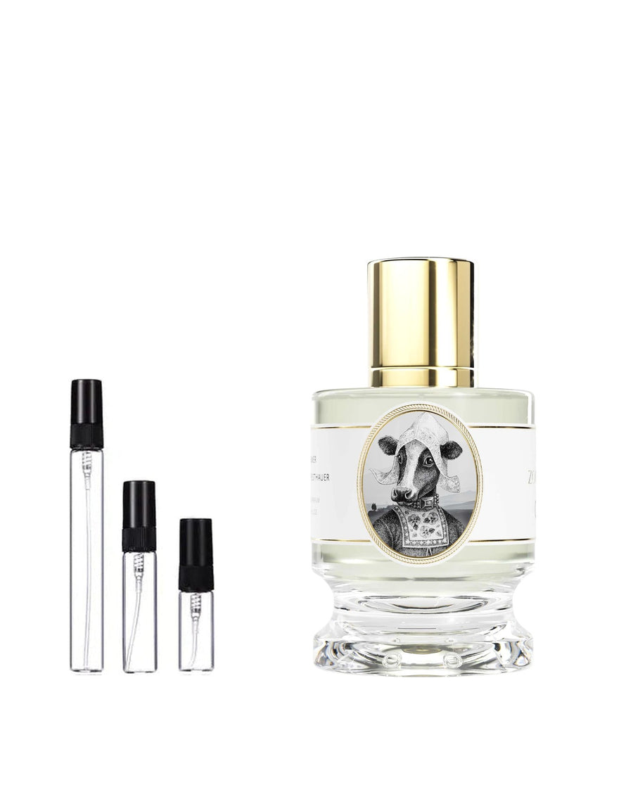 Zoologist Cow Extrait de Parfum Sample – 2, 5 of 10 ml decant in glazen sprayflesje