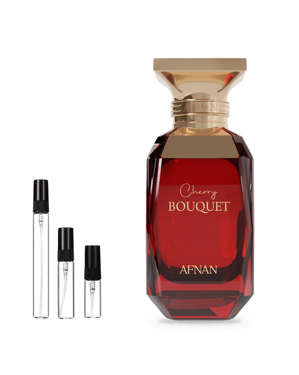Afnan Cherry Bouquet sample – decant in glazen sprayflesje (2, 5 of 10 ml)