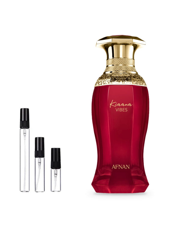 Afnan Kiaana Vibes sample – decant in glazen sprayflesje (2, 5 of 10 ml)