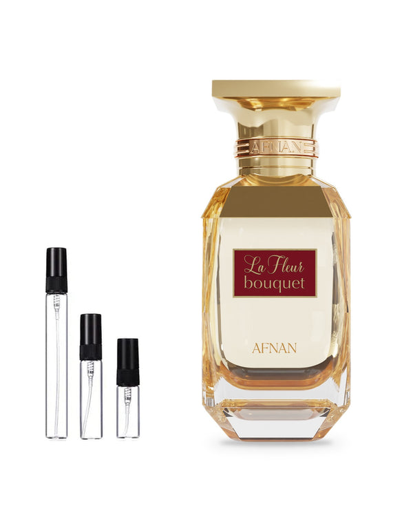 Afnan La Fleur Bouquet sample – decant in glazen sprayflesje (2, 5 of 10 ml)