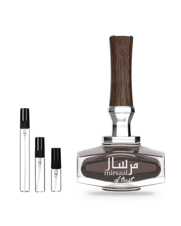 Afnan Mirsaal of Trust sample – decant in glazen sprayflesje (2, 5 of 10 ml)
