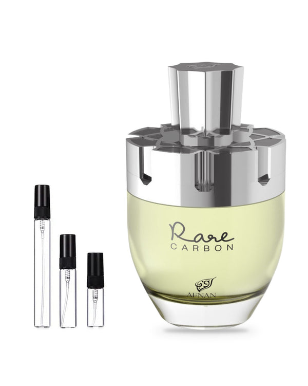 Afnan Rare Carbon sample – decant in glazen sprayflesje (2, 5 of 10 ml)