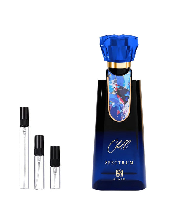 Ahmed Al Maghribi Chill Spectrum sample – decant in glazen sprayflesje (2, 5 of 10 ml)