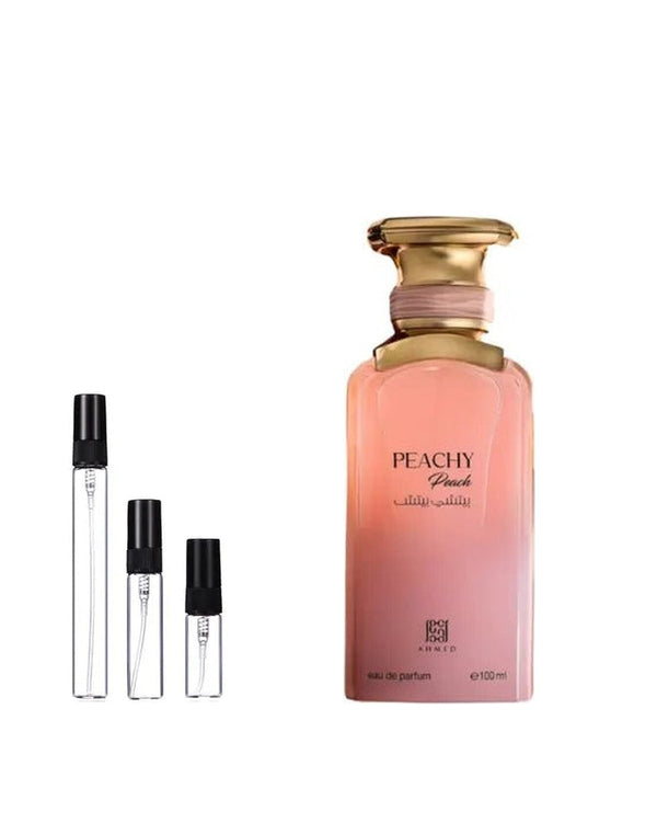 Ahmed Al Maghribi Peachy Peach sample – decant in glazen sprayflesje (2, 5 of 10 ml)