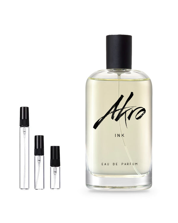Akro Ink sample – decant in glazen sprayflesje (2, 5 of 10 ml)