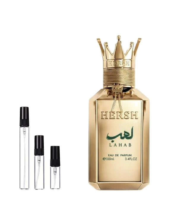 Alezz Oud Hersh Lahab sample – decant in glazen sprayflesje (2, 5 of 10 ml)