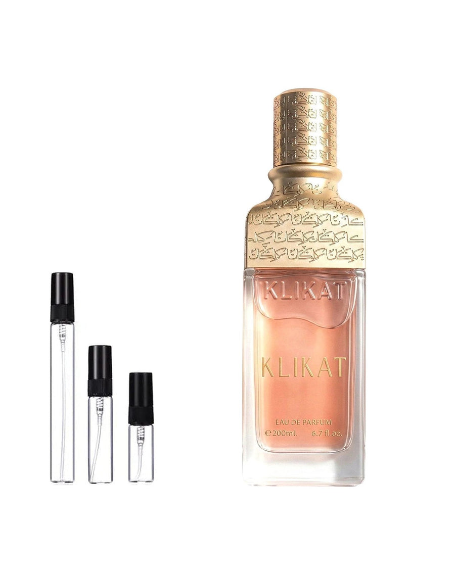 AlEzz Klikat Times sample – decant in glazen sprayflesje (2, 5 of 10 ml)