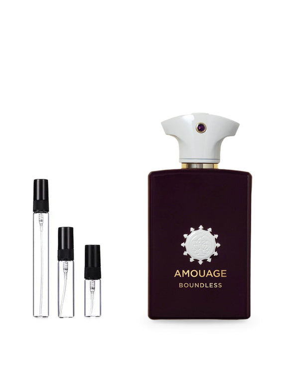 Amouage Boundless sample – decant in glazen sprayflesje (2, 5 of 10 ml)