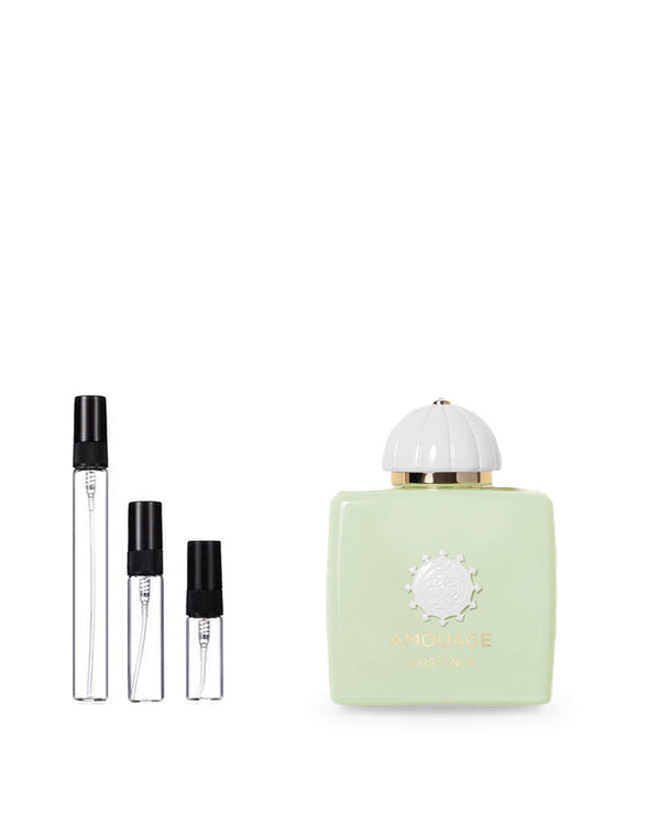Amouage Existence sample – decant in glazen sprayflesje (2, 5 of 10 ml)