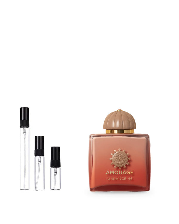 Amouage Guidance 46 sample – decant in glazen sprayflesje (2, 5 of 10 ml)