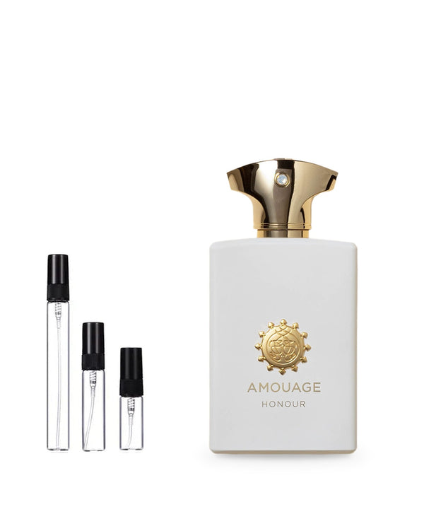 Amouage Honour Man sample – decant in glazen sprayflesje (2, 5 of 10 ml)