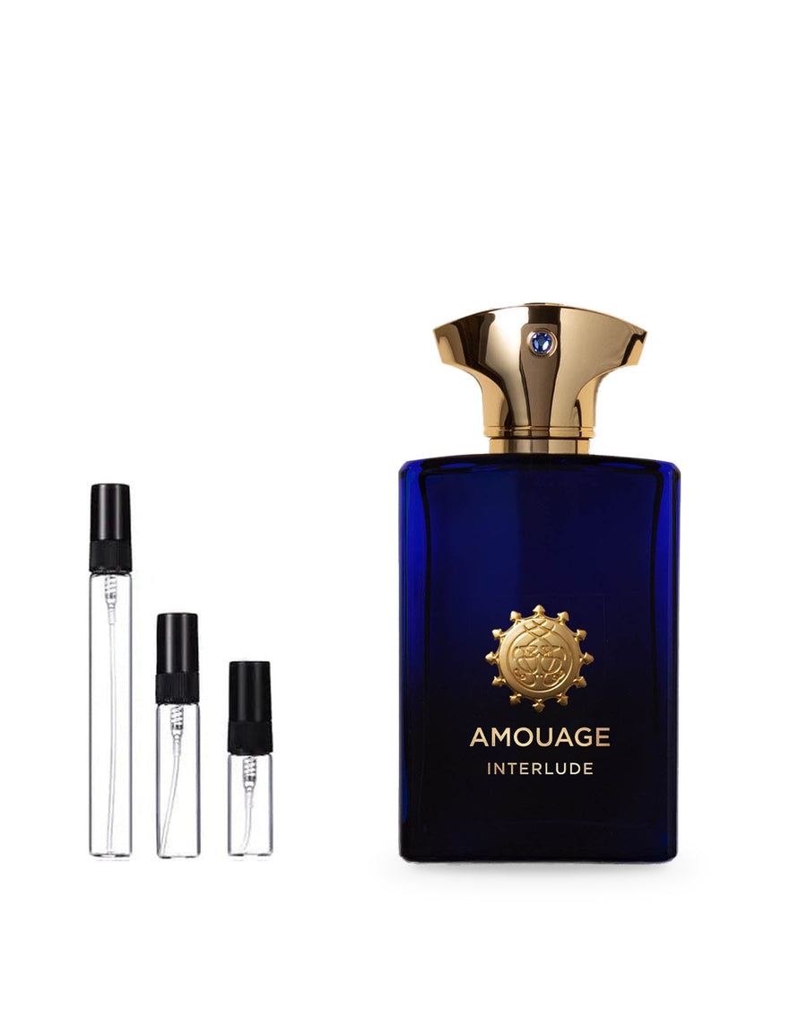 Amouage Interlude Man sample – decant in glazen sprayflesje (2, 5 of 10 ml)