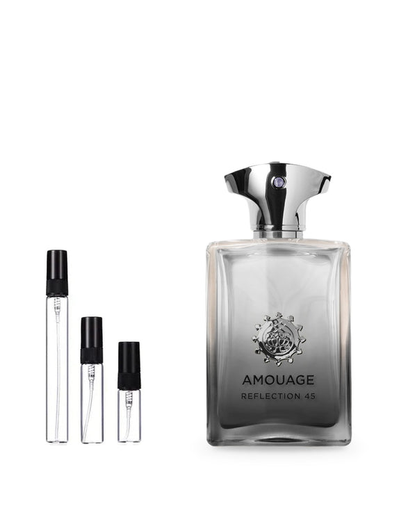 Amouage Reflection 45 Man sample – decant in glazen sprayflesje (2, 5 of 10 ml)