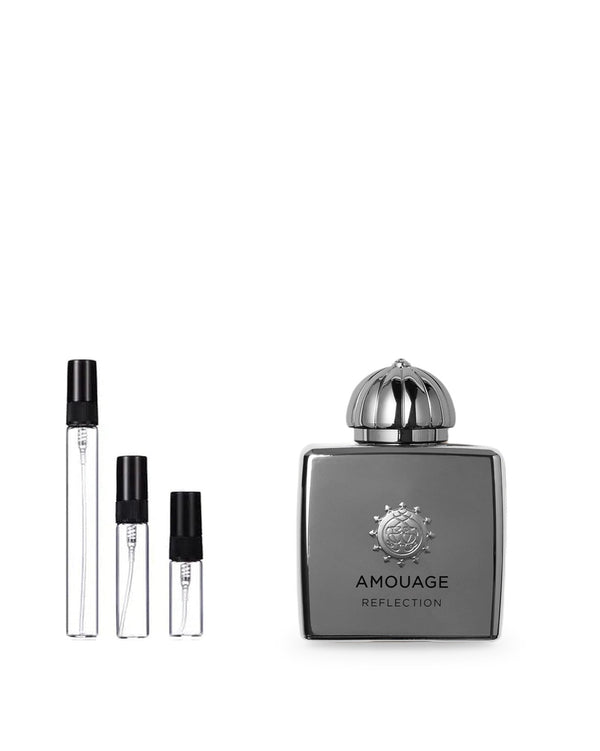 Amouage Reflection Woman sample – decant in glazen sprayflesje (2, 5 of 10 ml)