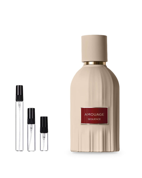 Amouage Sequence sample – decant in glazen sprayflesje (2, 5 of 10 ml)