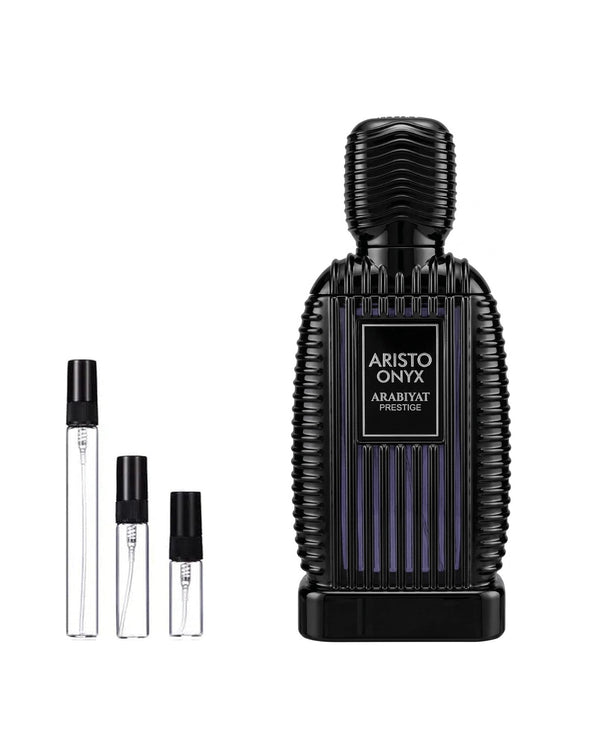 Arabiyat Prestige Aristo Onyx sample – decant in glazen sprayflesje (2, 5 of 10 ml)