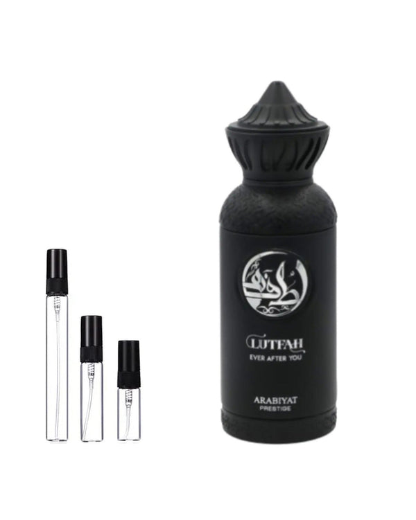 Arabiyat Prestige Lutfa Ever After You sample – decant in glazen sprayflesje (2, 5 of 10 ml)