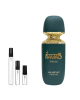Arabiyat Prestige Ramad Oriental sample – decant in glazen sprayflesje (2, 5 of 10 ml)