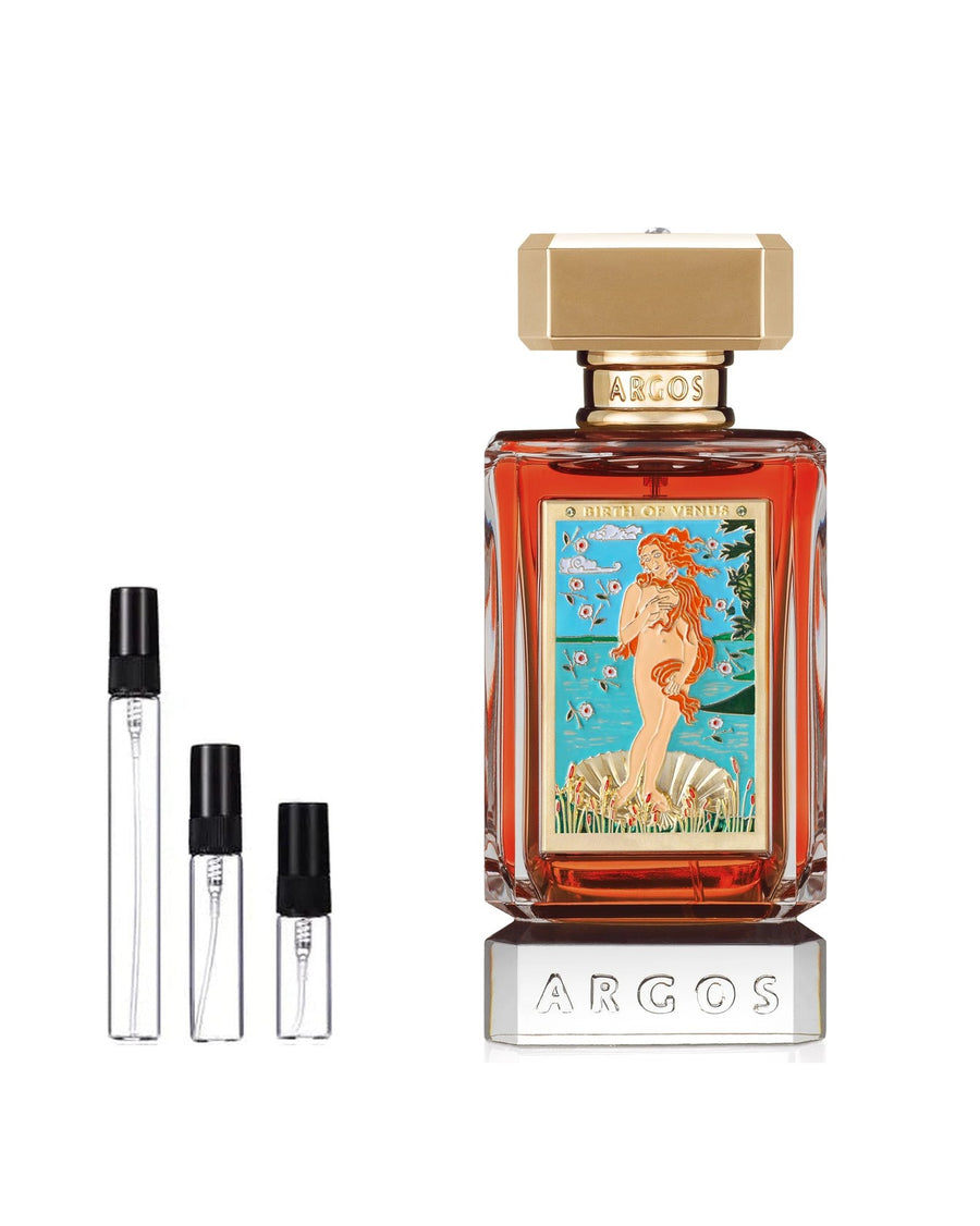 Argos Birth of Venus sample – decant in glazen sprayflesje (2, 5 of 10 ml)
