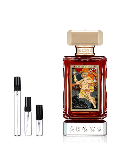 Argos Sacred Flame sample – 10 ml decant in a glass spray vial