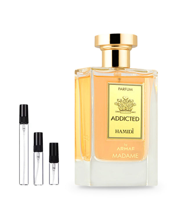 Armaf Addicted Madame sample – decant in glazen sprayflesje (2, 5 of 10 ml)