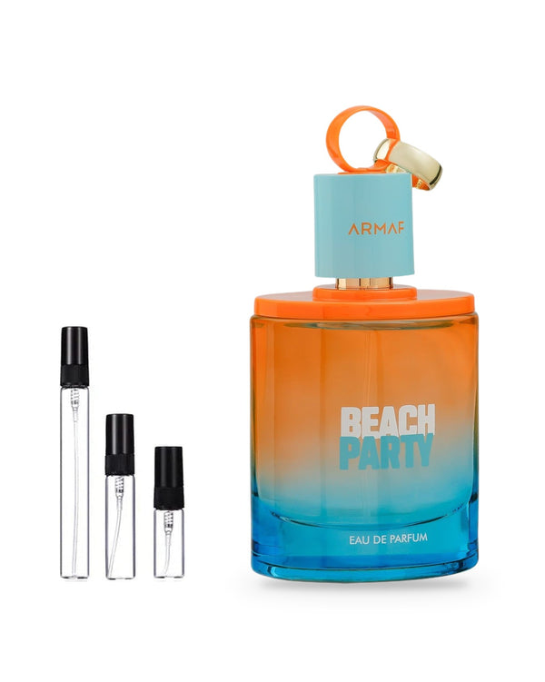 Armaf Beach Party sample – decant in glazen sprayflesje (2, 5 of 10 ml)