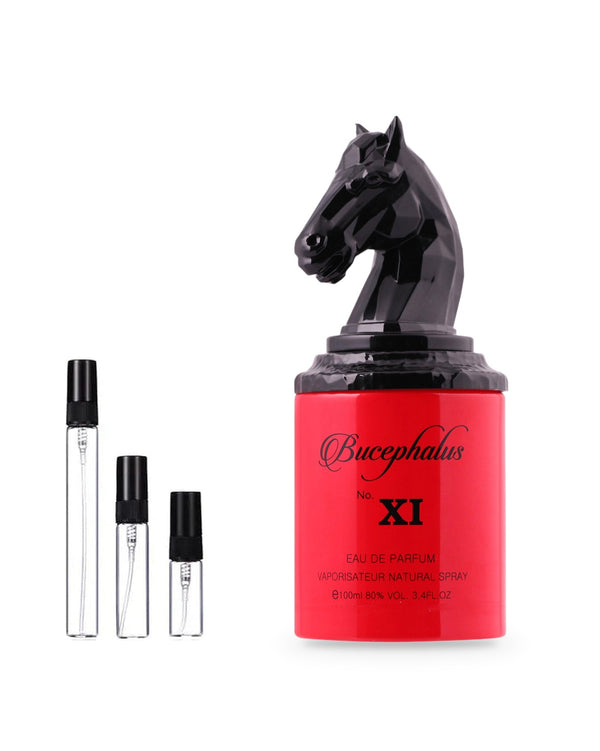 Armaf Bucephalus No. XI Man sample – decant in glazen sprayflesje (2, 5 of 10 ml)
