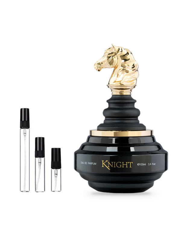 Armaf Check Mate Black - Knight sample – decant in glazen sprayflesje (2, 5 of 10 ml)
