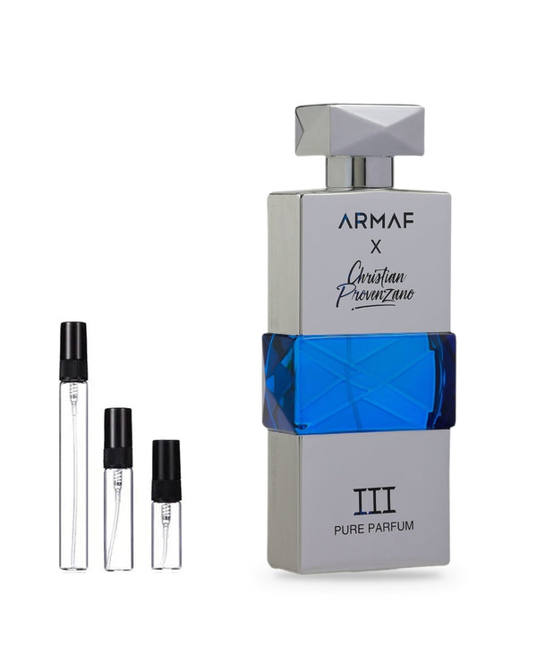 Armaf Christian Provenzano 3 sample – decant in glazen sprayflesje (2, 5 of 10 ml)