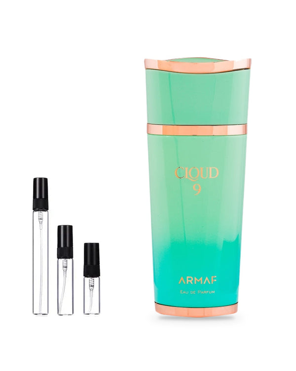 Armaf Cloud 9 sample – decant in glazen sprayflesje (2, 5 of 10 ml)