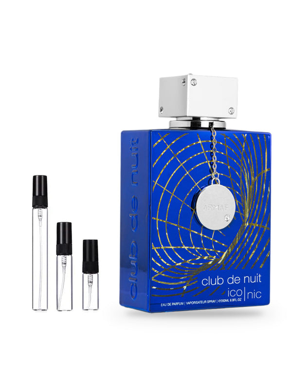 Armaf Club de Nuit Blue Iconic sample – decant in glazen sprayflesje (2, 5 of 10 ml)