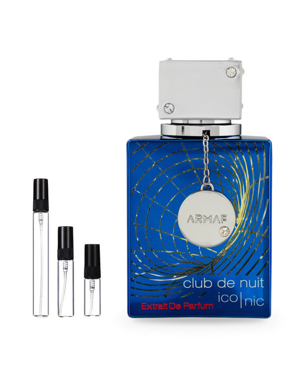 Armaf Club de Nuit Iconic Extrait sample – decant in glazen sprayflesje (2, 5 of 10 ml)