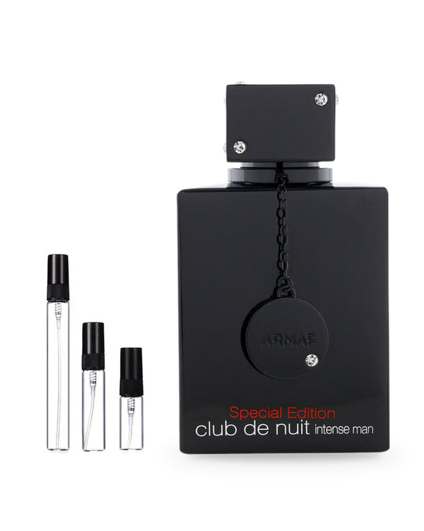 Armaf Club de Nuit Intense Man UAE National Day Special Edition sample – decant in glazen sprayflesje (2, 5 of 10 ml)