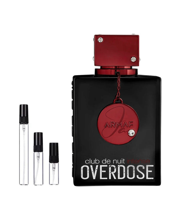 Armaf Club De Nuit Intense Overdose sample – decant in glazen sprayflesje (2, 5 of 10 ml)