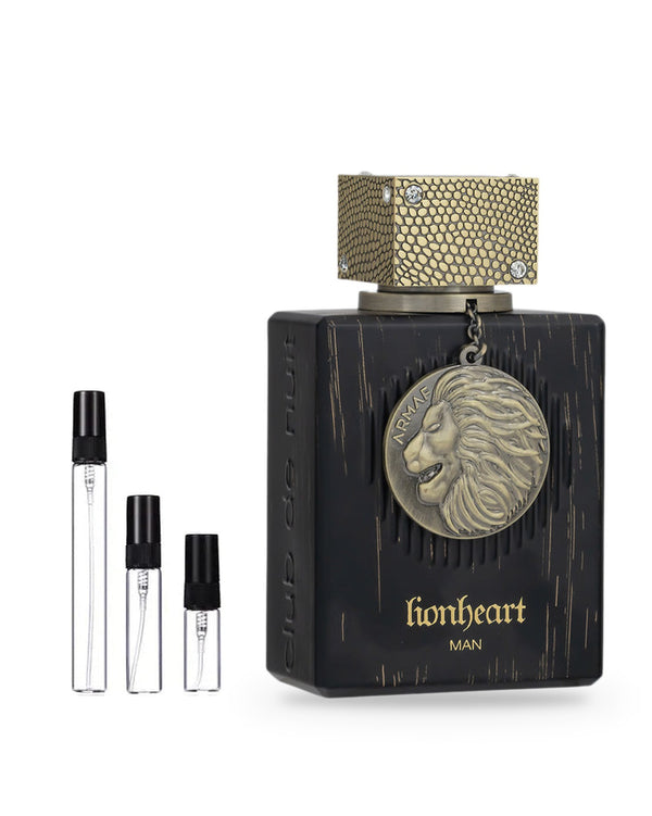 Armaf Club de Nuit Lion Heart Man sample – decant in glazen sprayflesje (2, 5 of 10 ml)