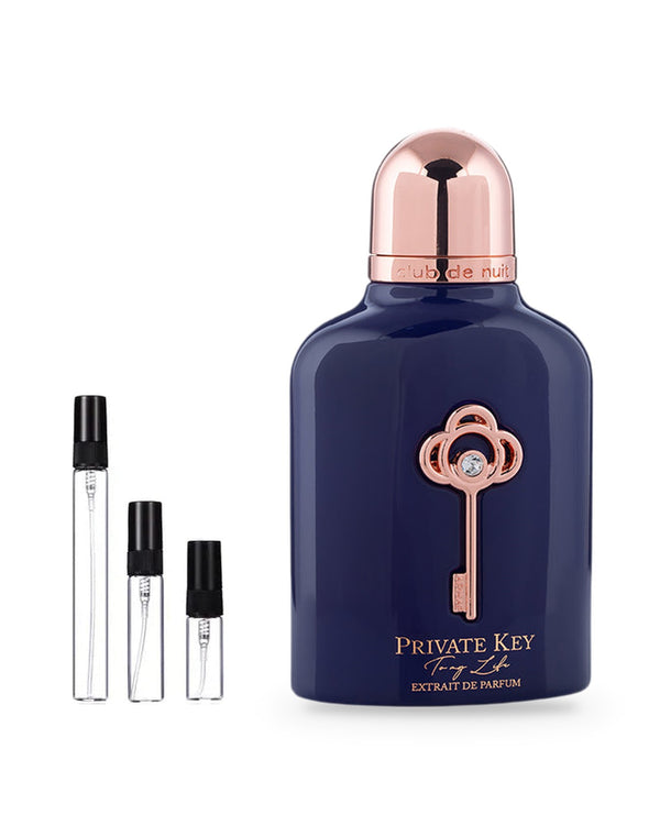 Armaf Club de Nuit Private Key To My Life sample – decant in glazen sprayflesje (2, 5 of 10 ml)