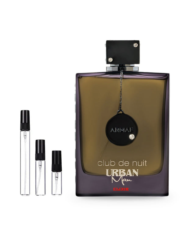 Armaf Club de Nuit Urban Man Elixir 250 sample – decant in glazen sprayflesje (2, 5 of 10 ml)