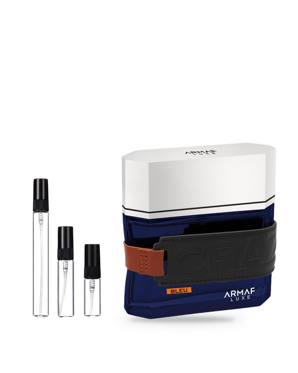 Armaf Craze Bleu Man sample – decant in glazen sprayflesje (2, 5 of 10 ml)