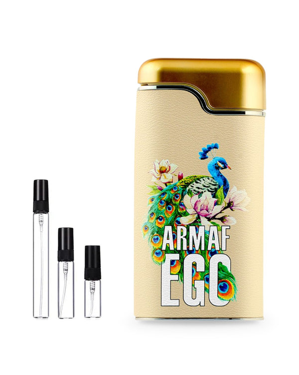 Armaf Ego Exotic sample – decant in glazen sprayflesje (2, 5 of 10 ml)