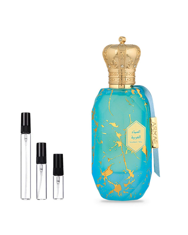 Armaf Eter Arabian Sky sample – decant in glazen sprayflesje (2, 5 of 10 ml)