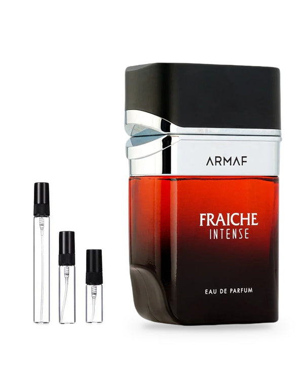 Armaf Fraiche Intense sample – decant in glazen sprayflesje (2, 5 of 10 ml)