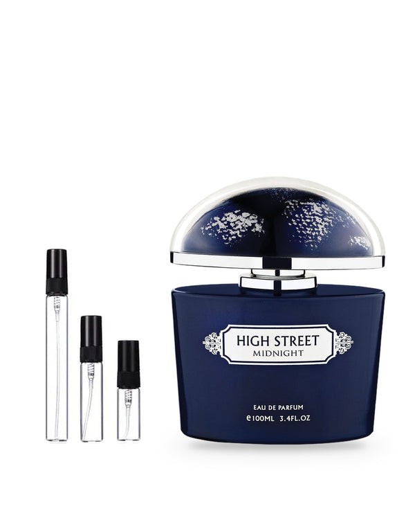 Armaf High Street Midnight sample – decant in glazen sprayflesje (2, 5 of 10 ml)