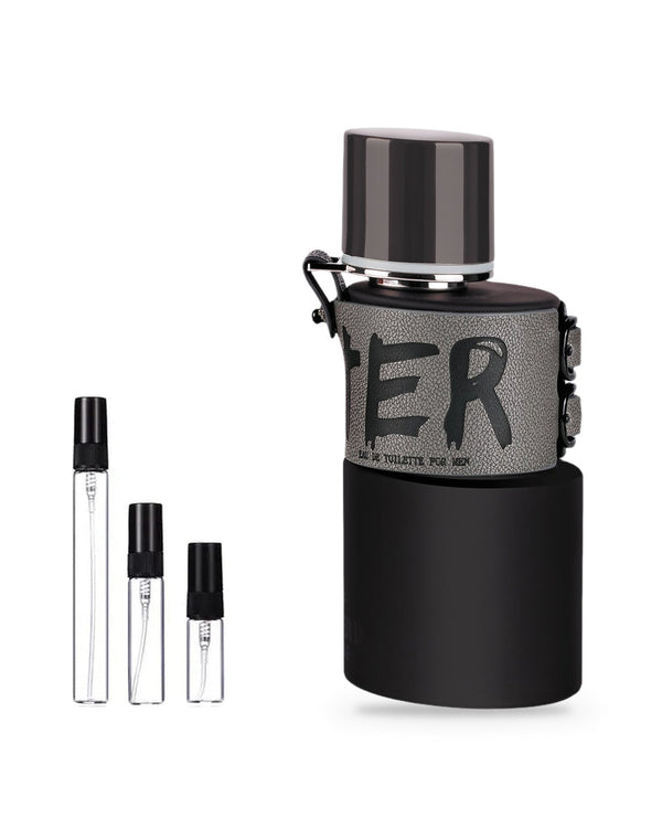 Armaf Hunter Intense Man sample – decant in glazen sprayflesje (2, 5 of 10 ml)