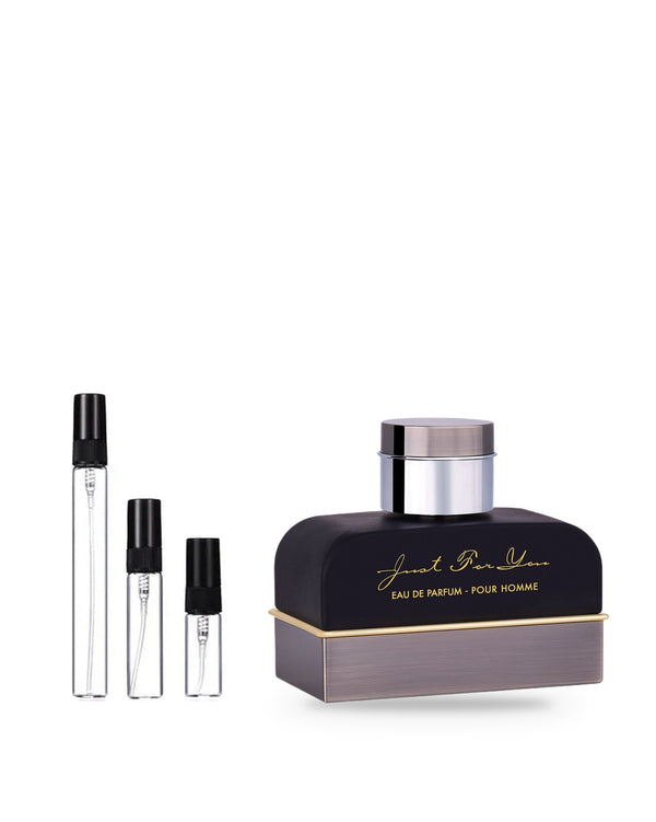 Armaf Just for You Man sample – decant in glazen sprayflesje (2, 5 of 10 ml)