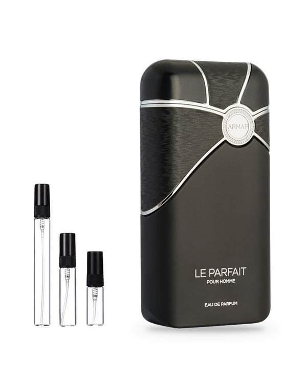 Armaf Le Parfait Man sample – decant in glazen sprayflesje (2, 5 of 10 ml)