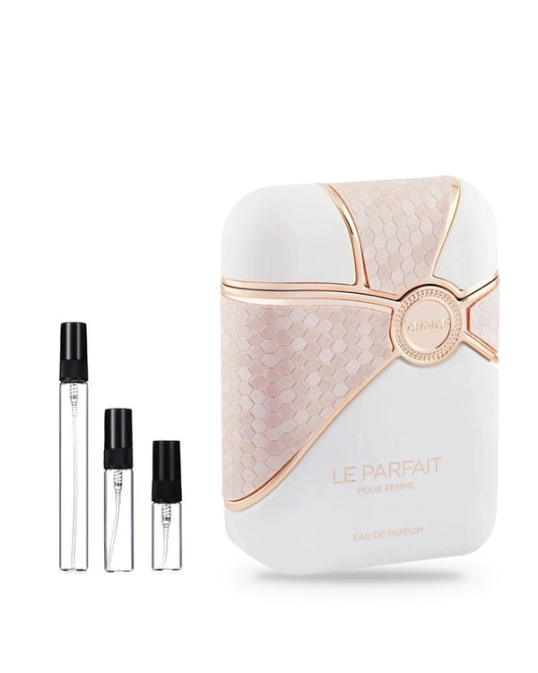 Armaf Le Parfait sample – decant in glazen sprayflesje (2, 5 of 10 ml)