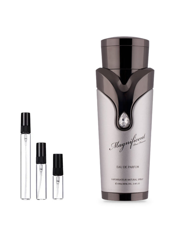 Armaf Magnificent sample – decant in glazen sprayflesje (2, 5 of 10 ml)