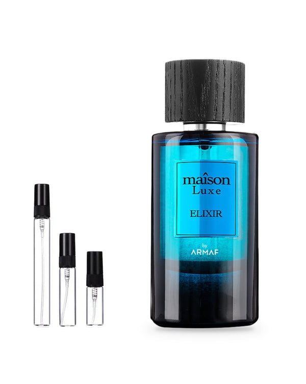 Armaf Maison Luxe Elixir sample – decant in glazen sprayflesje (2, 5 of 10 ml)