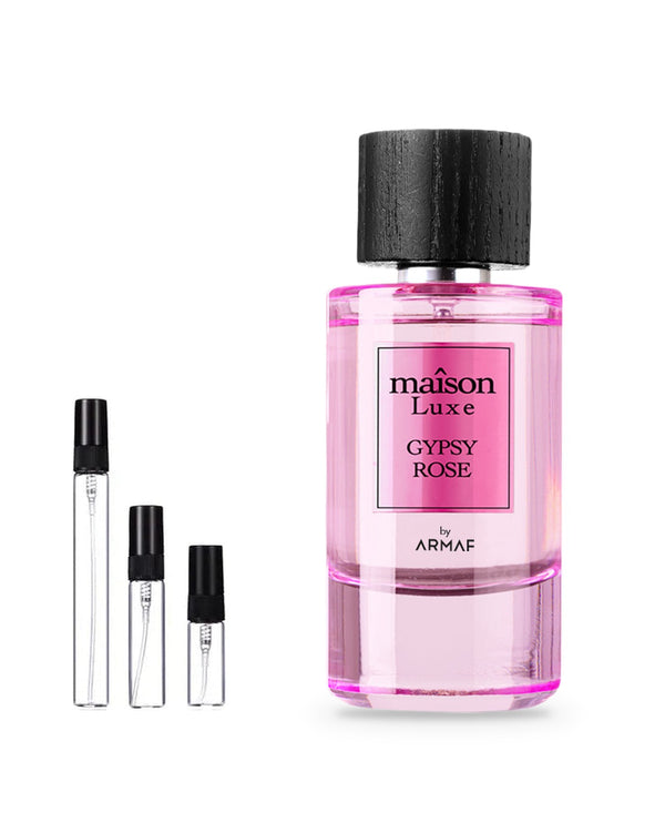 Armaf Maison Luxe Gypsy Rose sample – decant in glazen sprayflesje (2, 5 of 10 ml)